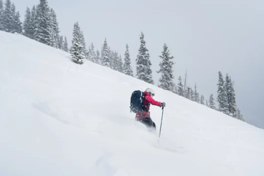Lindsay downhill skiing